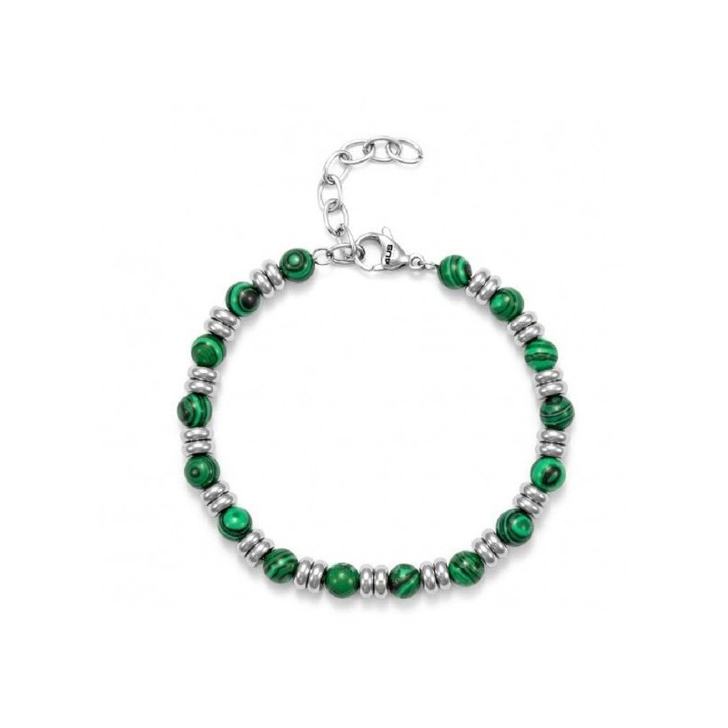 Bracciale 4US Cesare Paciotti malachite uomo 4UBR5629