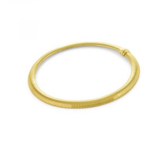 Collana Rigida In Bronzo Dorato