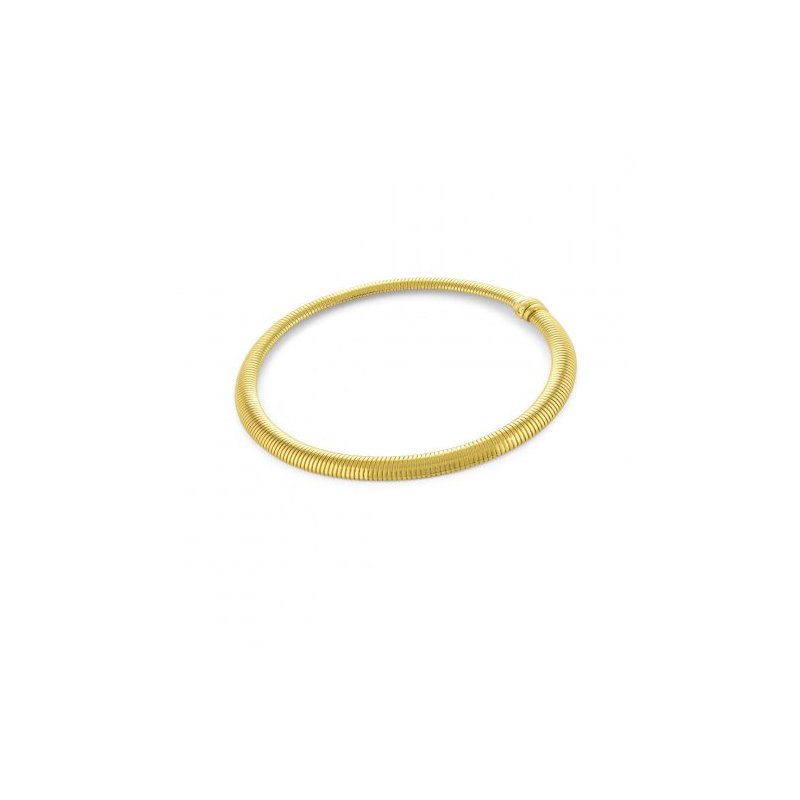Collana Rigida In Bronzo Dorato