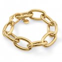 Collana Rigida In Bronzo Dorato