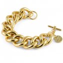 Collana Rigida In Bronzo Dorato