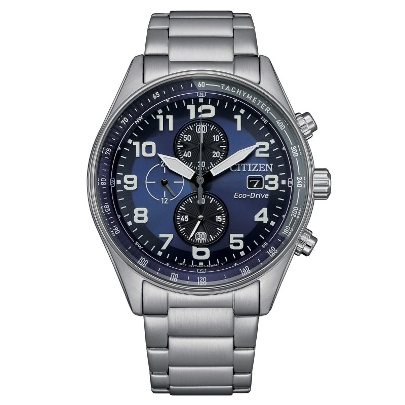 Citizen - Orologio Urban Crono - Acciaio - Blu