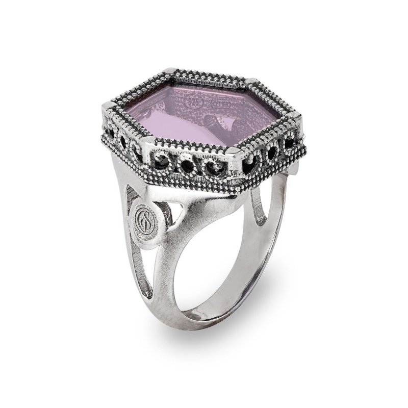 Anello In Argento E Pietre Colorate - GS 28023RA