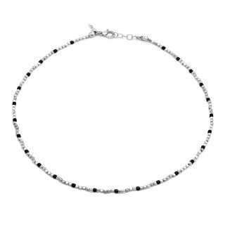 Collana Dadini E Onice