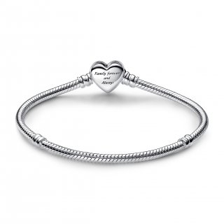 Bracciale con Chiusura Cuore Infinito Pietre Luminose