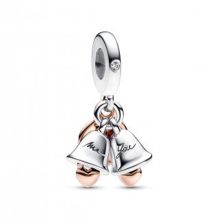 Pendente Campane Nuziali "Just Married"
