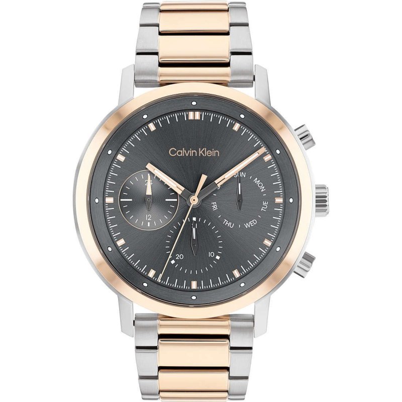 Calvin Klein - Orologio Uomo - Acciaio - Quadrante Grigio