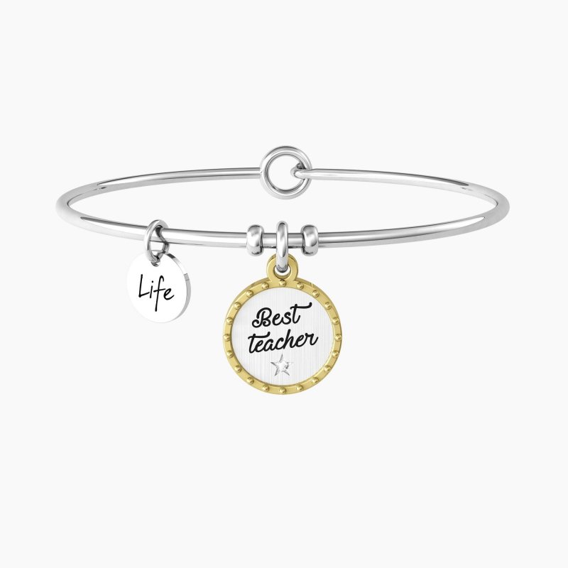 Kidult - Bracciale Rigido Maestra - Con Ciondolo