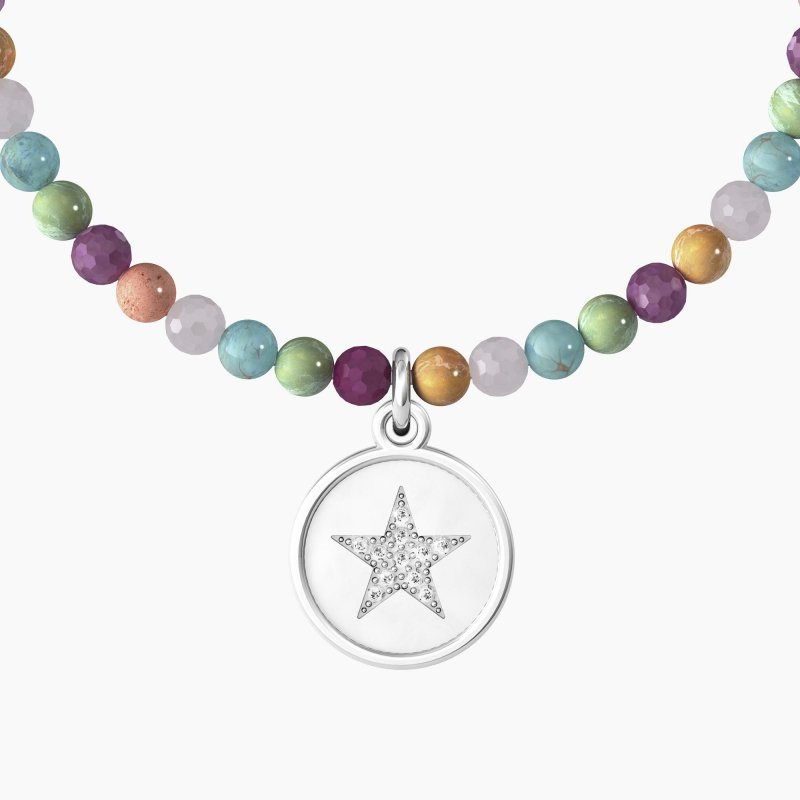 Kidult - Bracciale Laurea - Pietre Multicolor - Ciondolo