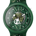 Swatch - Camoflower Green - Quadrante Trasparente
