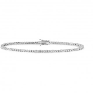 Bracciale Tennis Donna Argento 925 Gioiello Comete Farfalle