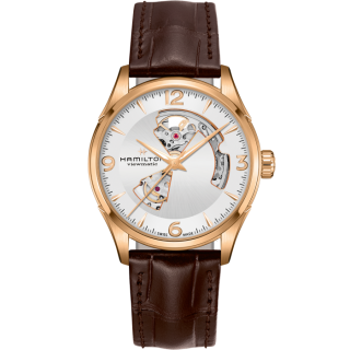 Hamilton - Jazzmaster Open Heart - Acciaio - Bianco
