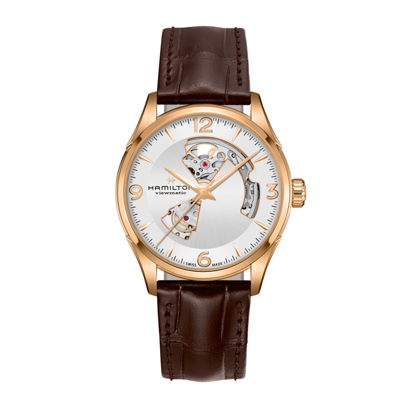Hamilton - Jazzmaster Open Heart - Acciaio - Bianco