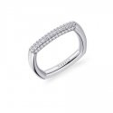 Rosato - Anello Donna - Collezione Bianca - Argento