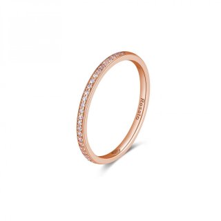 Rosato - Anello Donna - Oro Rosa - Argento 925