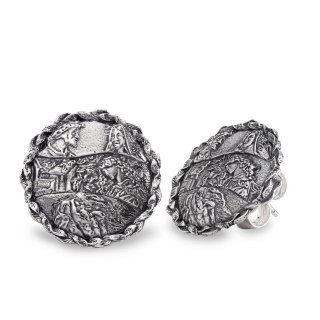 Orecchino Gerardo Sacco in Argento - GS 28013