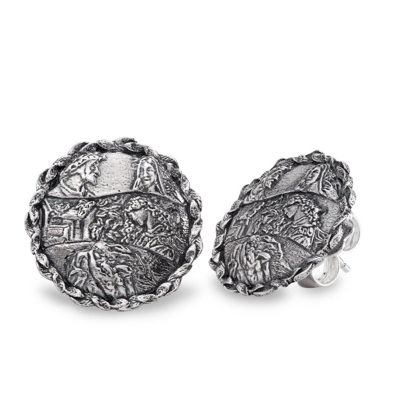 Orecchino Gerardo Sacco in Argento - GS 28013