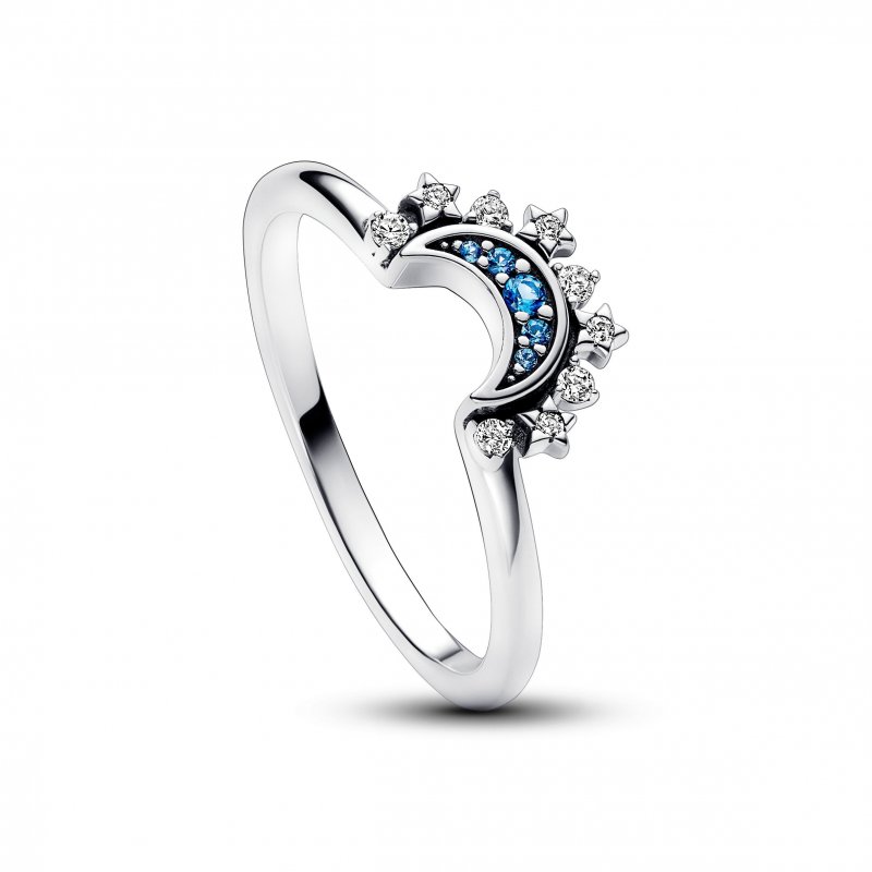 Anello Luna Pietre Blu