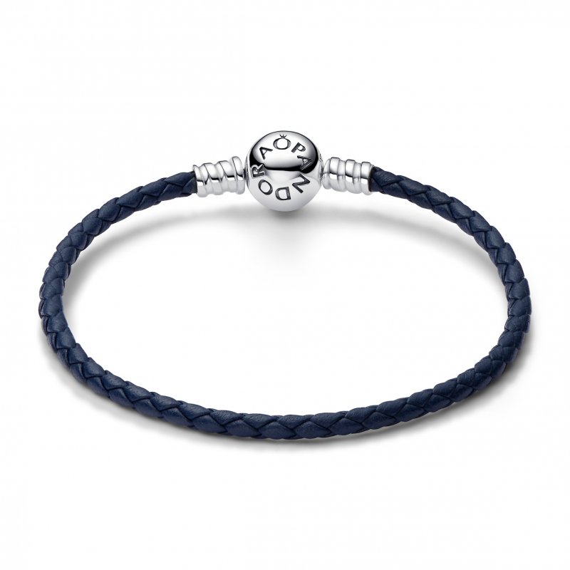 Bracciale in Pelle Blu