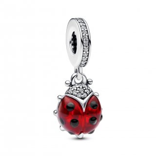 Charm pendente Coccinella Rossa