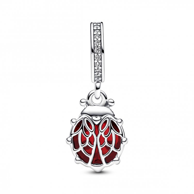 Charm pendente Coccinella Rossa