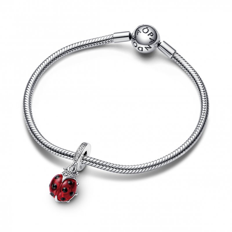 Charm pendente Coccinella Rossa