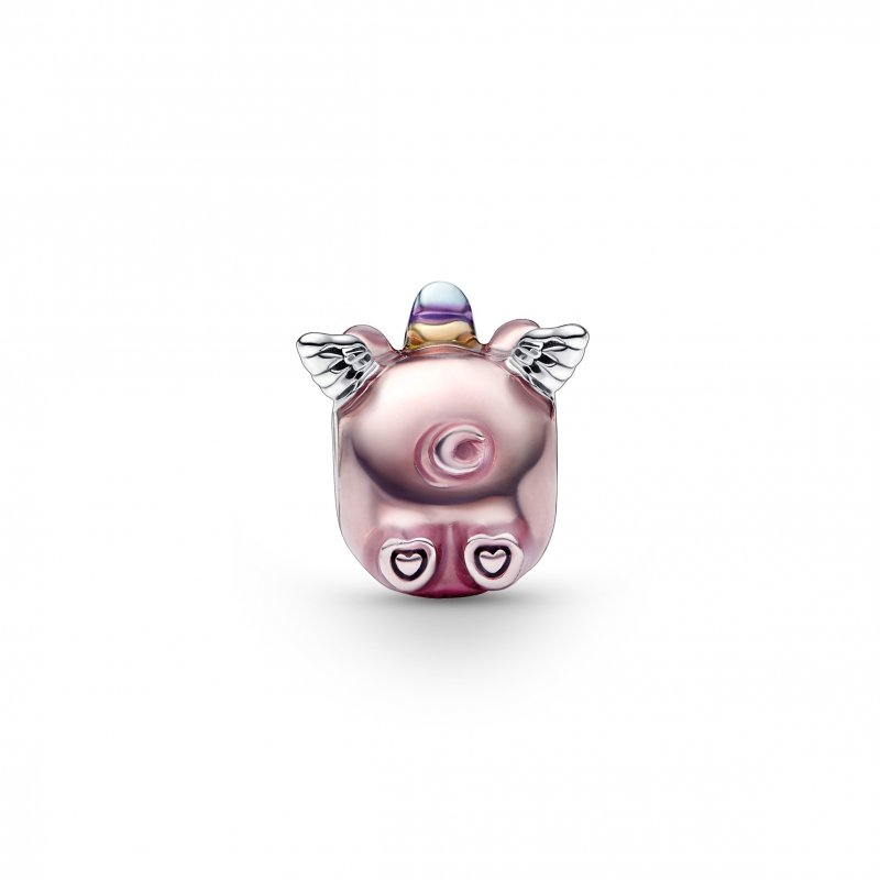 Ciondolo Maialino Unicorno Volante