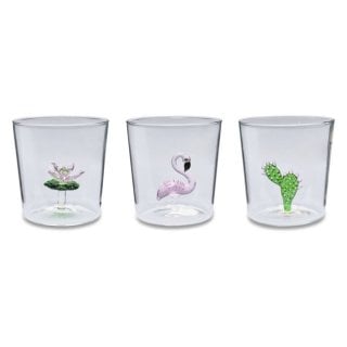 Henriette - Set Bicchieri Exotic Land - Borosilicato