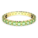 Swarovski - Anello Matrix - Verde - Placcato Color Oro