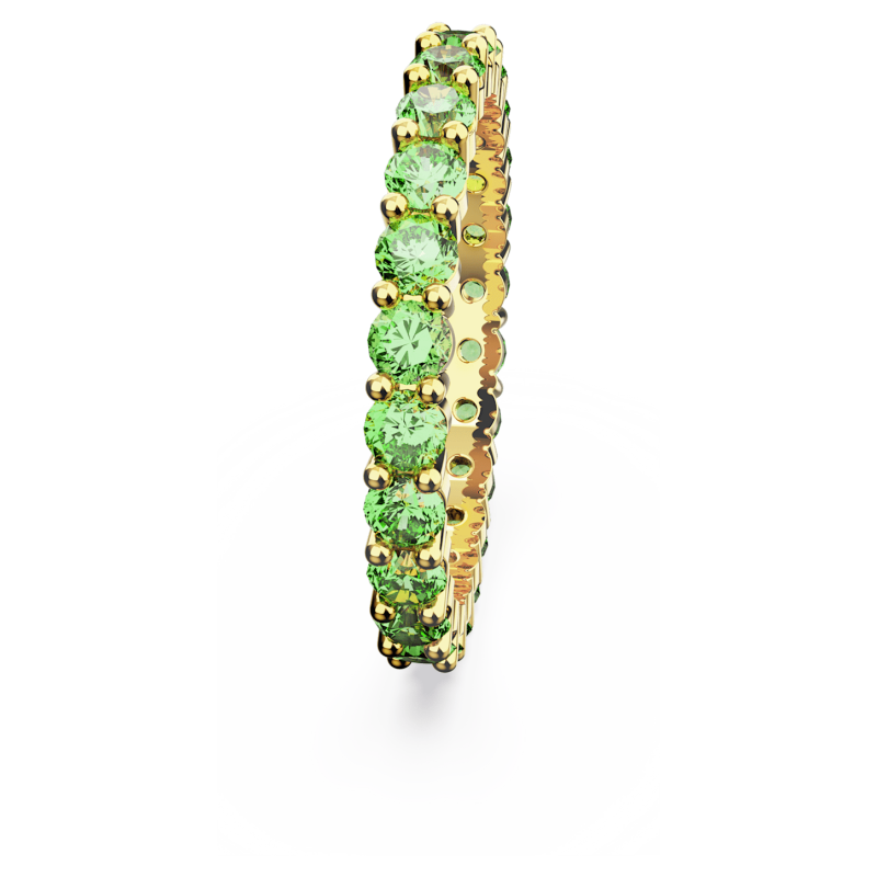Swarovski - Anello Matrix - Verde - Placcato Color Oro