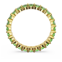 Swarovski - Anello Matrix - Verde - Placcato Color Oro