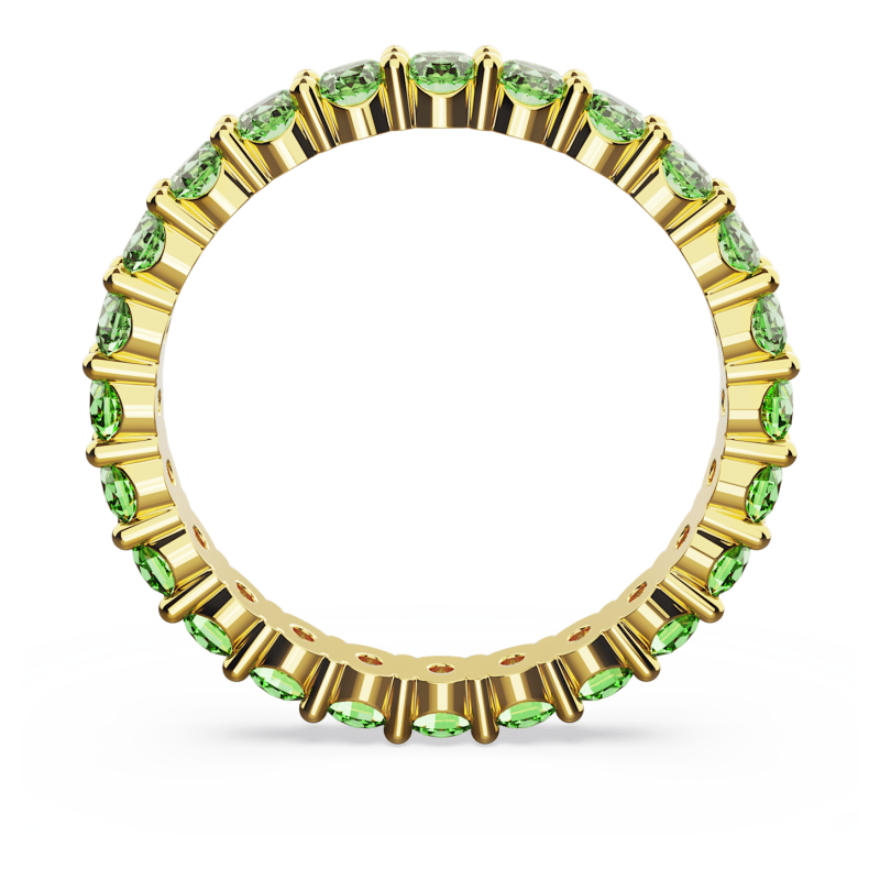 Swarovski - Anello Matrix - Verde - Placcato Color Oro