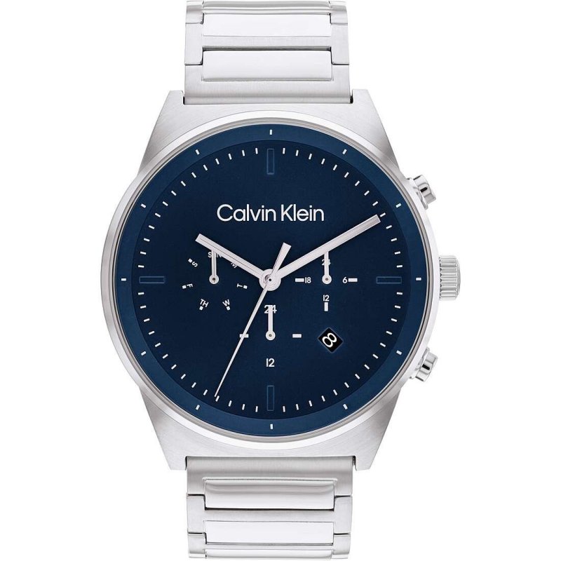 Calvin Klein - Orologio Cronografo Uomo - Sculptural - Blu
