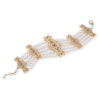 Gerardo Sacco - Bracciale Gs 14270 - Oro 9 Kt - Rubino