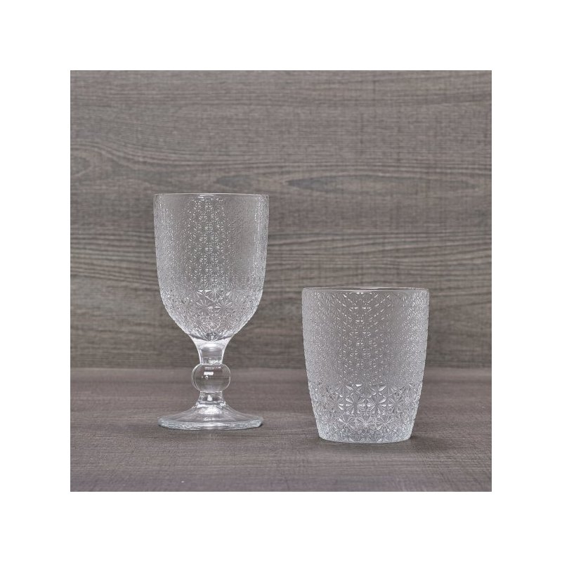 Henriette - Calice Vino Ml.300 - Vetro Pressato