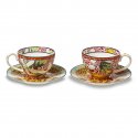 Henriette - Set 2 Tazze Caffe’ - Porcellana