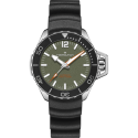 Hamilton - Khaki Navy Frogman Auto - Acciaio - Verde