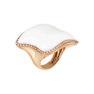 Chantecler - Anello Enchanté Oro Rosa - Diamanti E Kogolong