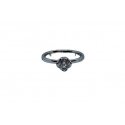 Chimento - Anello Solitario - Oro Bianco - Donna