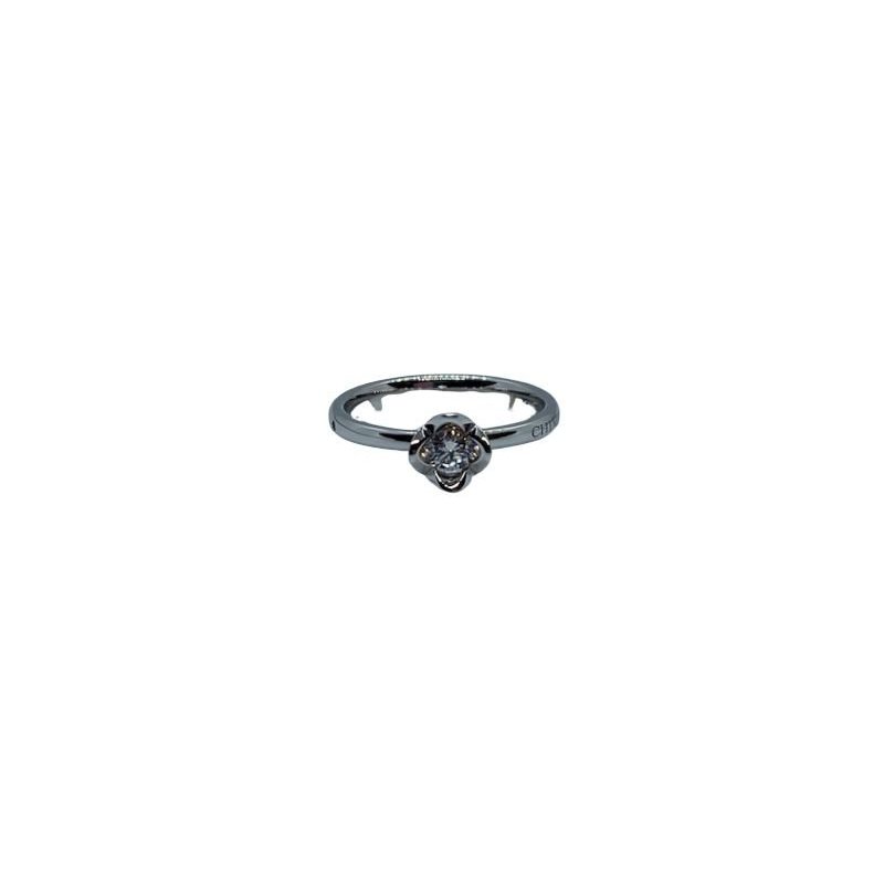 Chimento - Anello Solitario - Oro Bianco - Donna