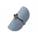 Chimento - Anello Solitario - Oro Bianco - Donna