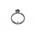 Chimento - Anello Solitario - Oro Bianco - Donna
