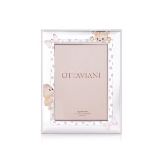 Cornice - Bambino - Ottaviani - 7001BR - Orsacchiotta - Argento