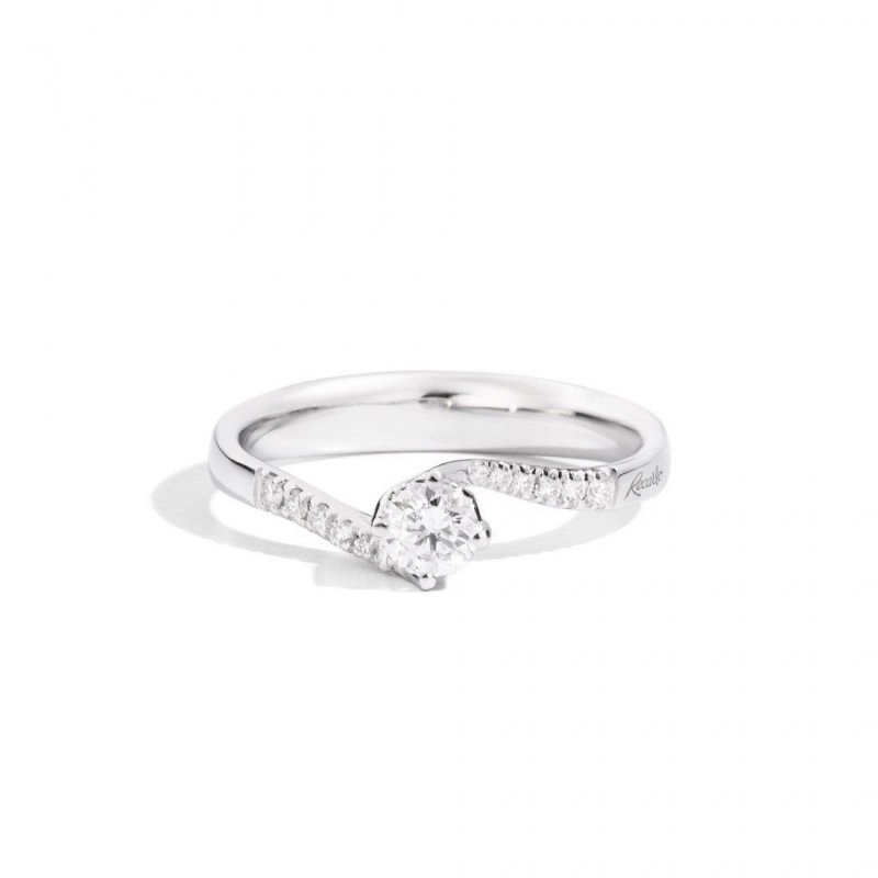 Anello - Donna - Recarlo - R01SP195/035-14 - Oro bianco