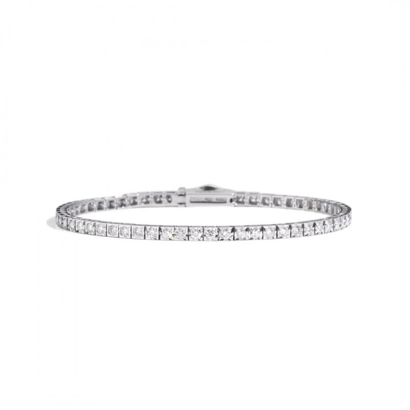 Bracciale - Donna - Recarlo - T39SE883/D-18 - Tennis - Oro bianco