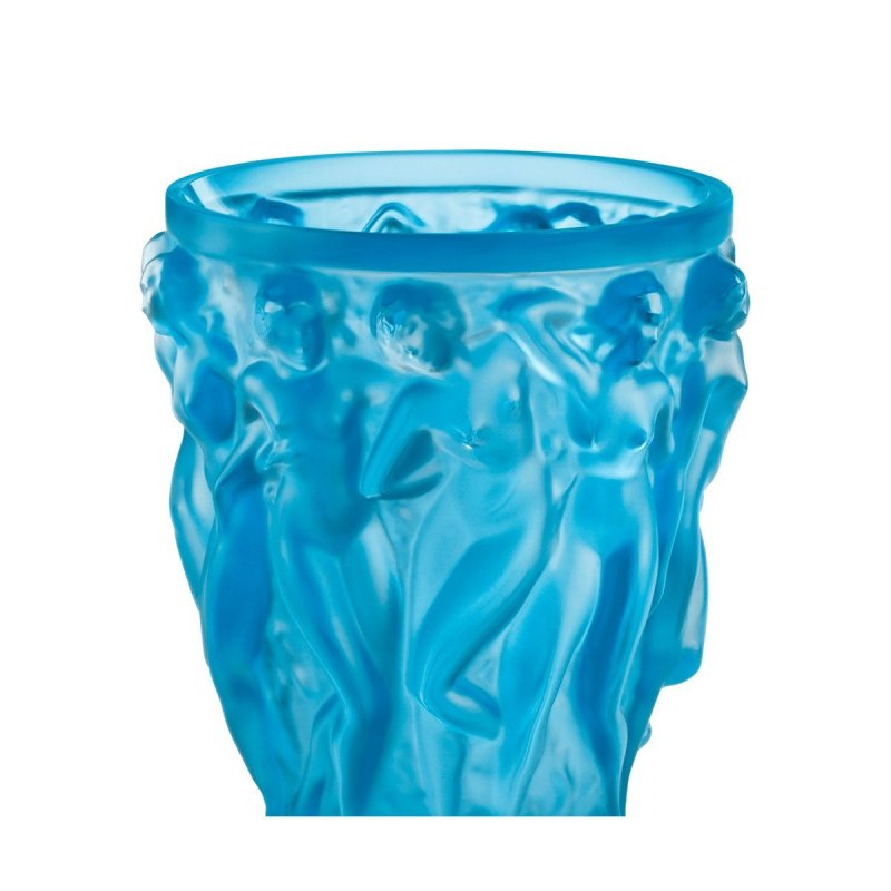 Vaso Bacchantes cristallo / blu