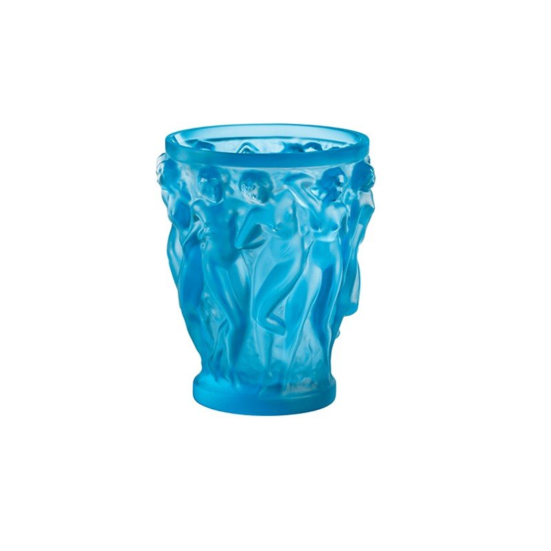 Vaso Bacchantes cristallo / blu