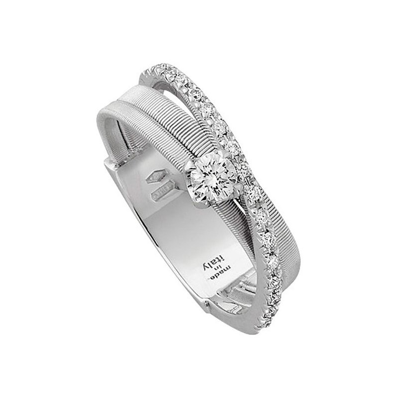 Marco Bicego - Anello Goa - Oro Bianco - Diamanti