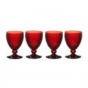Set 4 Calici Vino Rosso Boston Coloured Rosso 11-7309-0020