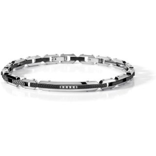 Bracciale Uomo Gioielli Comete Faces Ubr 457